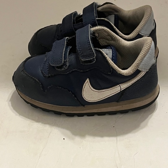NIKE | Boys Toddler Running Shoes Blue White Size 7 - Picture 4 of 7